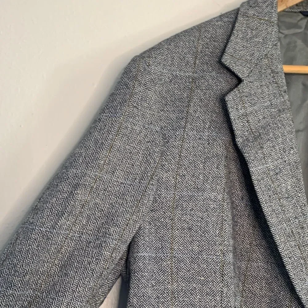 Brooks Brothers houndstooth Gray Men's Blazer